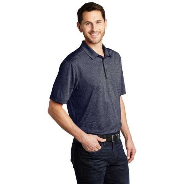 Port Authority® Shadow Stripe Polyester Men's Polo