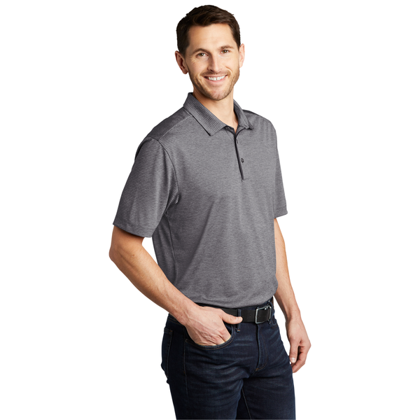 Port Authority® Shadow Stripe Polyester Men's Polo