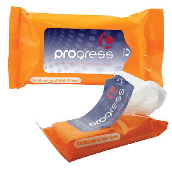 Antibacterial Alcohol Free Wet Wipes in Pouch