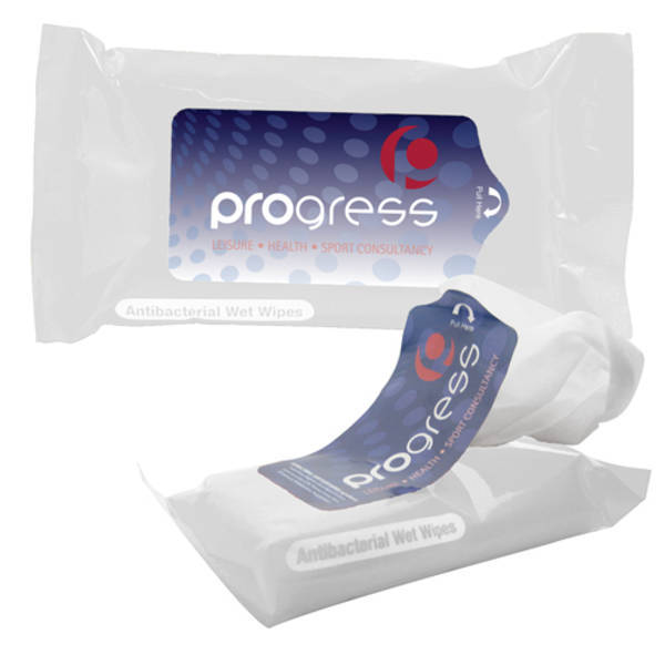 Antibacterial Alcohol Free Wet Wipes in Pouch