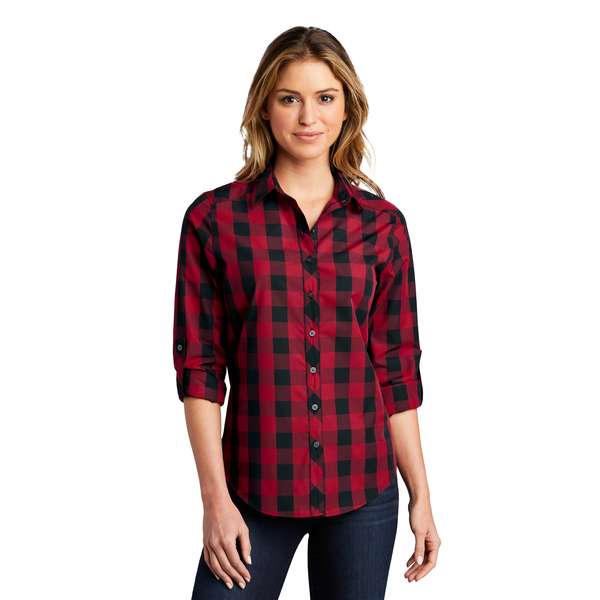 Port Authority® Everyday Plaid Ladies' Shirt