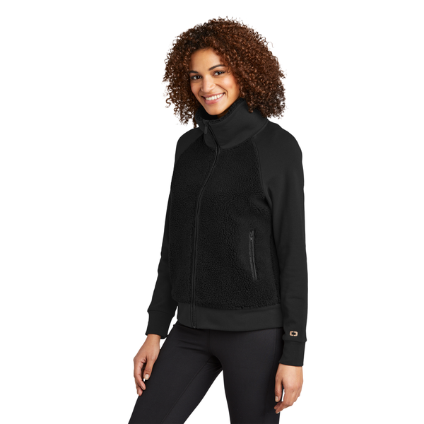 OGIO® Luuma Sherpa Ladies' Full Zip Jacket