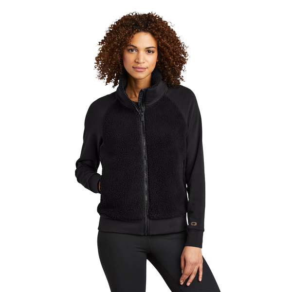 OGIO® Luuma Sherpa Ladies' Full Zip Jacket