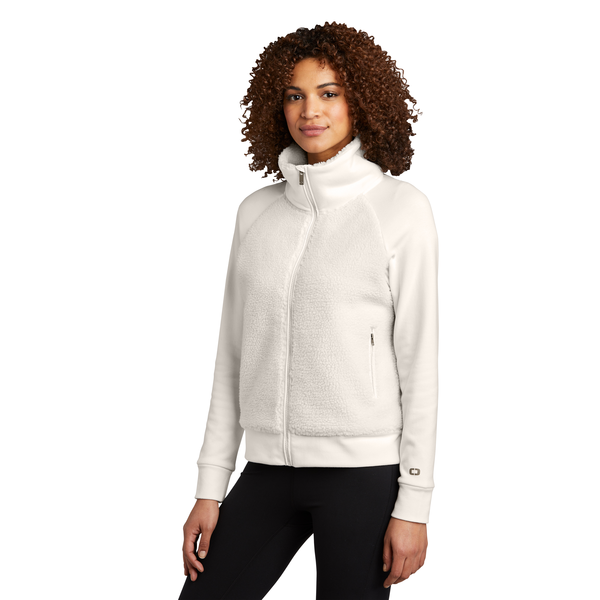 OGIO® Luuma Sherpa Ladies' Full Zip Jacket