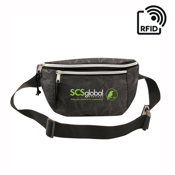 Camo Polycanvas RFID Waist Pack