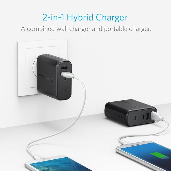 Anker® PowerCore Fusion Charger, 5000mAh