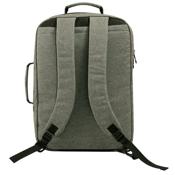 Fusion Heathered Polyester Convertible Backpack & Briefcase
