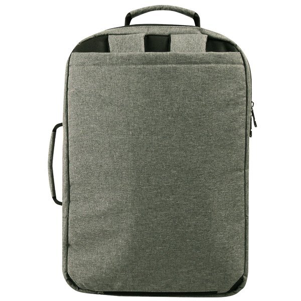 Fusion Heathered Polyester Convertible Backpack & Briefcase