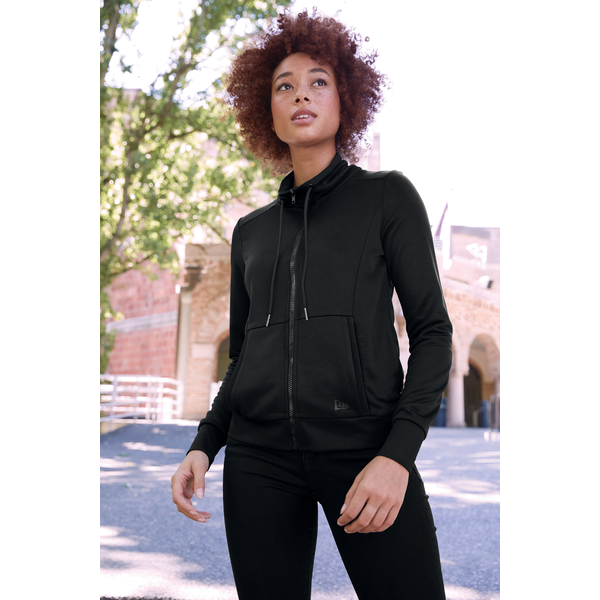 New Era® Performance Terry Ladies' Full-Zip Cowl