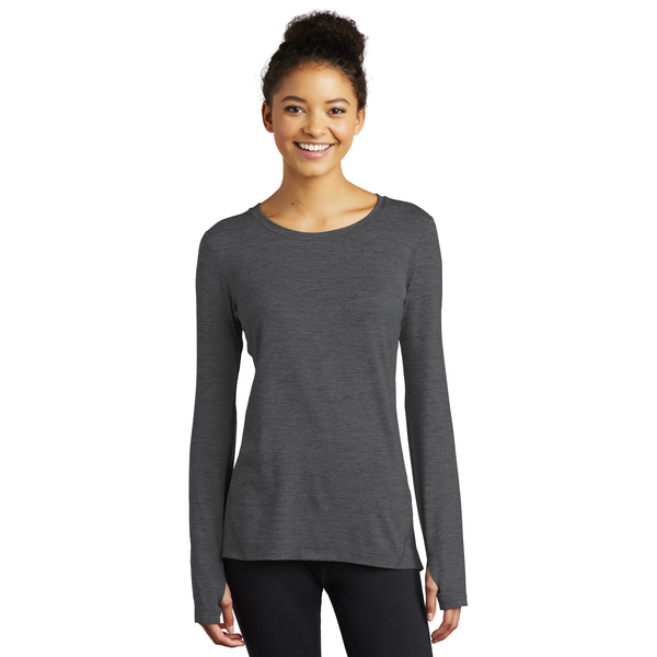 Sport-Tek® Exchange 1.5 Long Sleeve Ladies' Crew