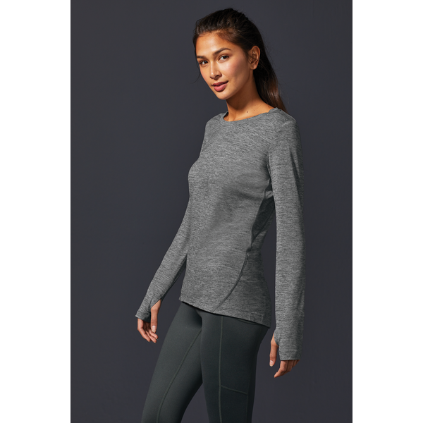 Sport-Tek® Exchange 1.5 Long Sleeve Ladies' Crew