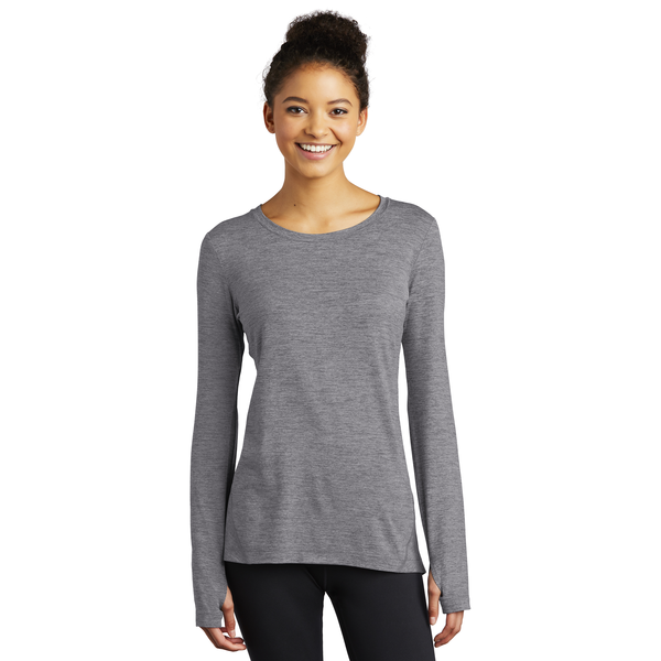 Sport-Tek® Exchange 1.5 Long Sleeve Ladies' Crew