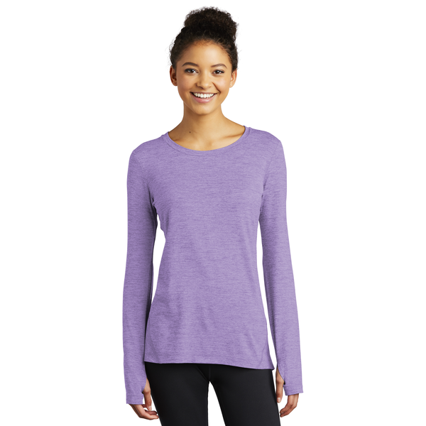 Sport-Tek® Exchange 1.5 Long Sleeve Ladies' Crew