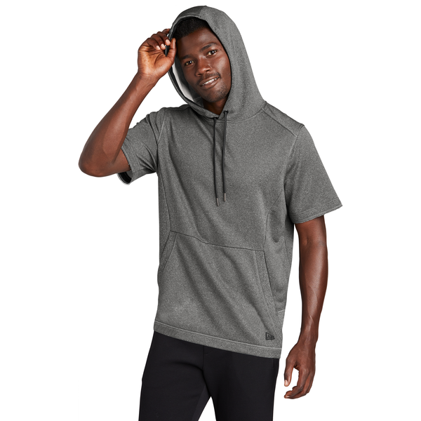 New Era® Performance Terry Short Sleeve Men's Hoodie