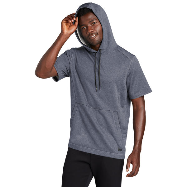 New Era® Performance Terry Short Sleeve Men's Hoodie