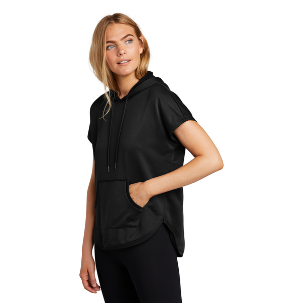 New Era® Performance Terry Short Sleeve Ladies' Hoodie
