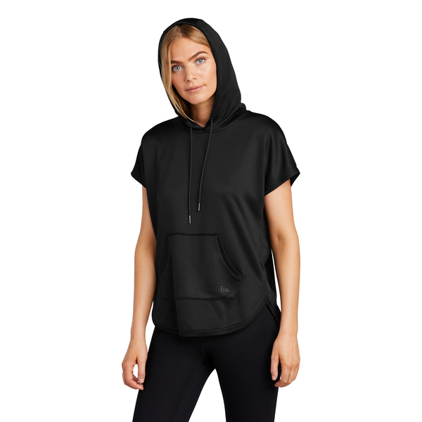 New Era® Performance Terry Short Sleeve Ladies' Hoodie