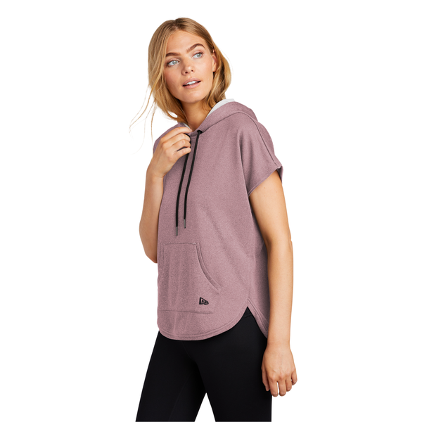 New Era® Performance Terry Short Sleeve Ladies' Hoodie