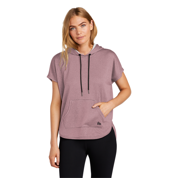 New Era® Performance Terry Short Sleeve Ladies' Hoodie
