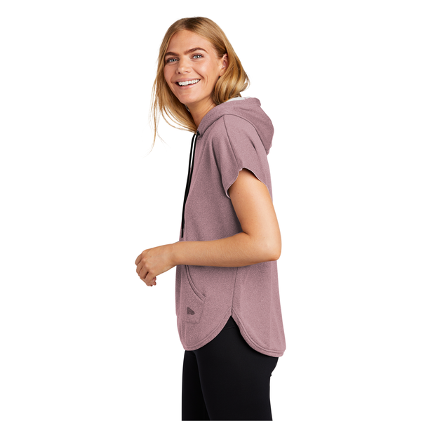 New Era® Performance Terry Short Sleeve Ladies' Hoodie