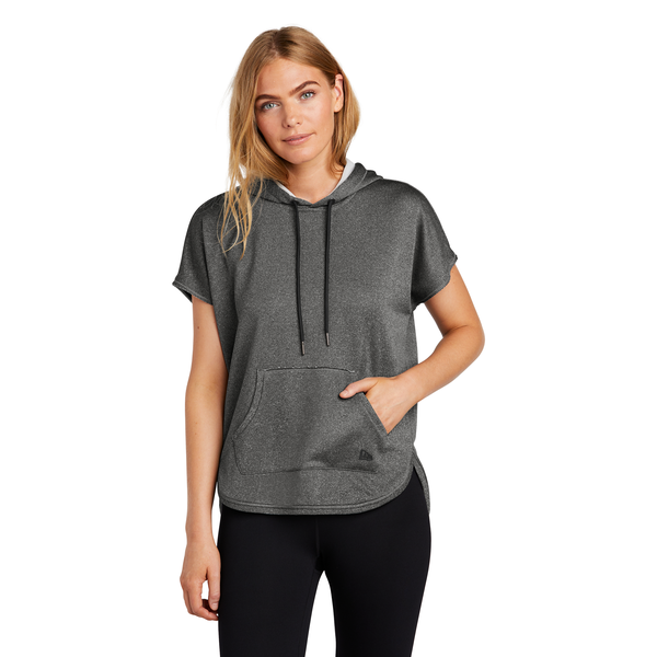 New Era® Performance Terry Short Sleeve Ladies' Hoodie