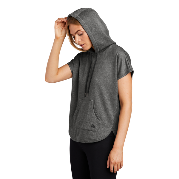 New Era® Performance Terry Short Sleeve Ladies' Hoodie