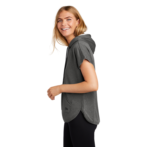 New Era® Performance Terry Short Sleeve Ladies' Hoodie