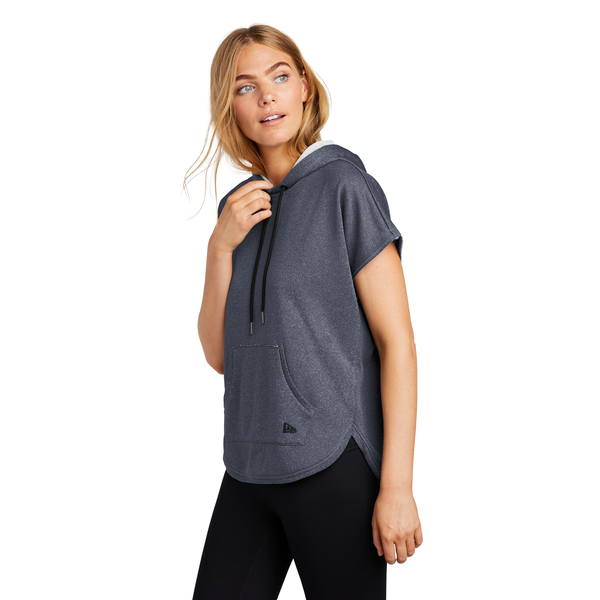 New Era® Performance Terry Short Sleeve Ladies' Hoodie