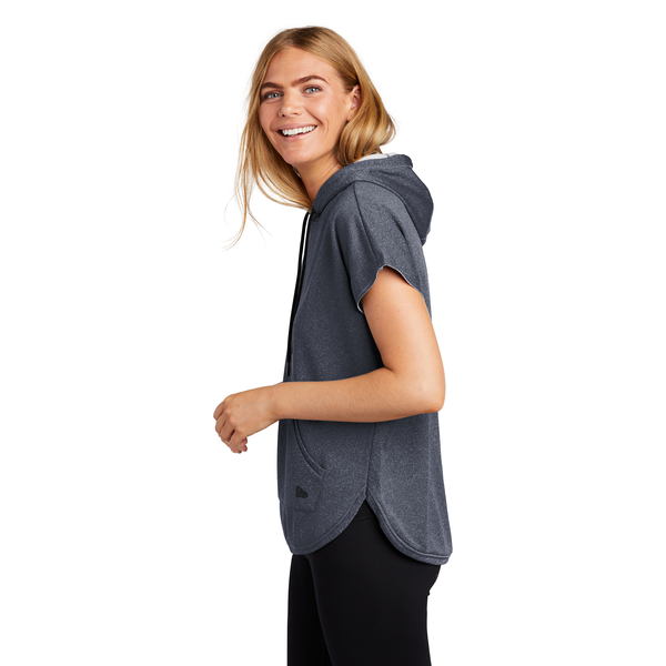 New Era® Performance Terry Short Sleeve Ladies' Hoodie