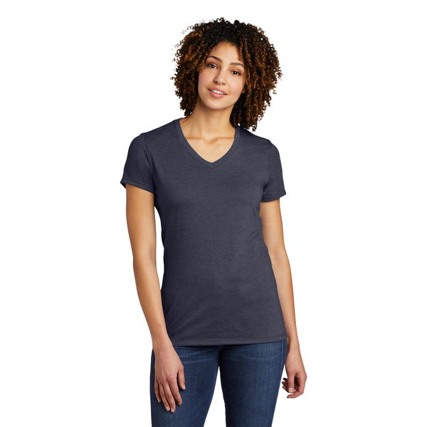 Allmade® Tri-Blend V-Neck Ladies' Tee