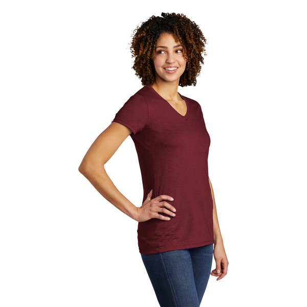 Allmade® Tri-Blend V-Neck Ladies' Tee