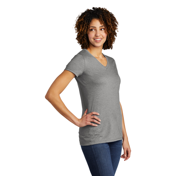 Allmade® Tri-Blend V-Neck Ladies' Tee
