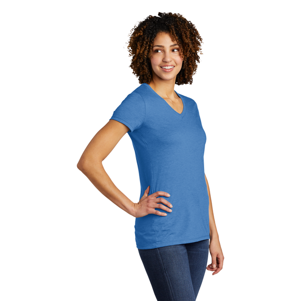 Allmade® Tri-Blend V-Neck Ladies' Tee