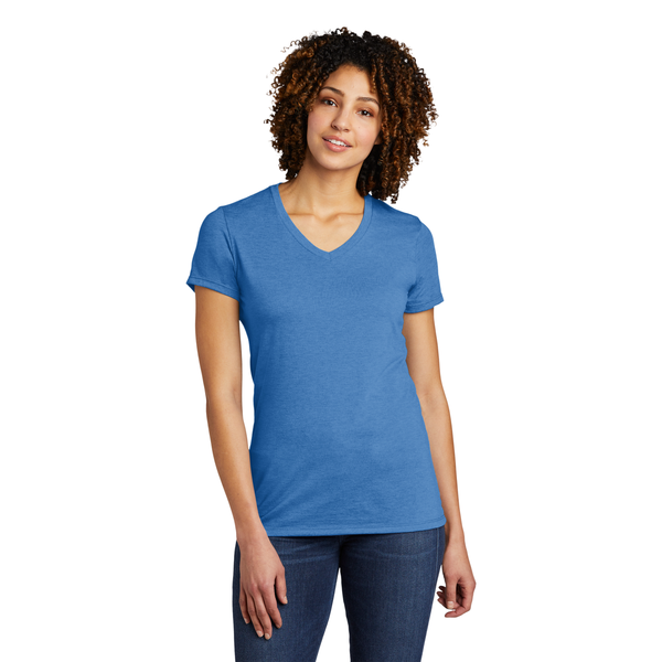 Allmade® Tri-Blend V-Neck Ladies' Tee