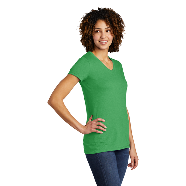 Allmade® Tri-Blend V-Neck Ladies' Tee