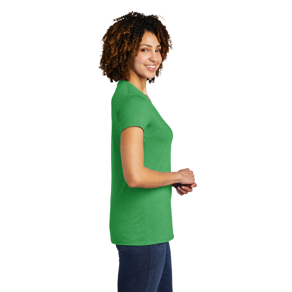 Allmade® Tri-Blend V-Neck Ladies' Tee