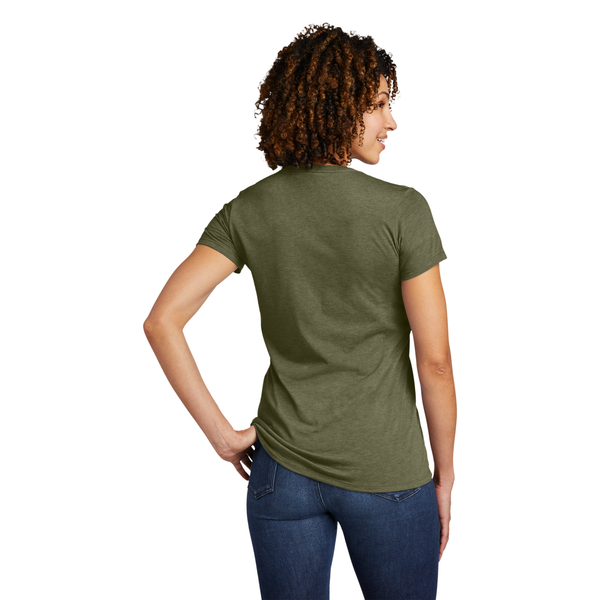 Allmade® Tri-Blend V-Neck Ladies' Tee