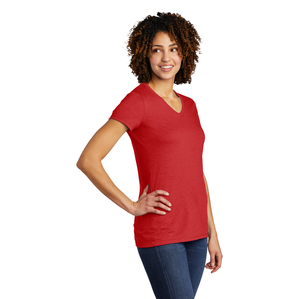 Allmade® Tri-Blend V-Neck Ladies' Tee