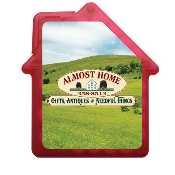 House Shaped Credit Card Sugar Free Mints