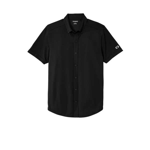 OGIO® Gravitate Poly Full Button Men's Polo