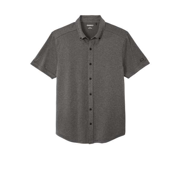 OGIO® Gravitate Poly Full Button Men's Polo