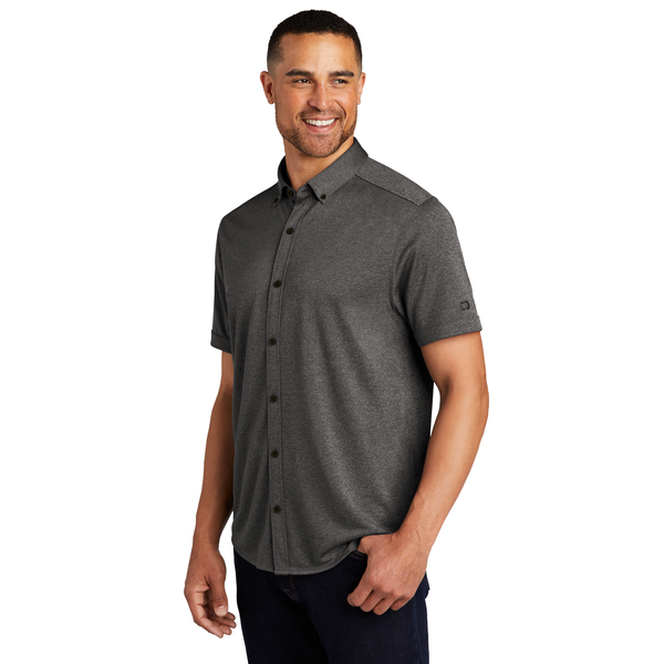 OGIO® Gravitate Poly Full Button Men's Polo