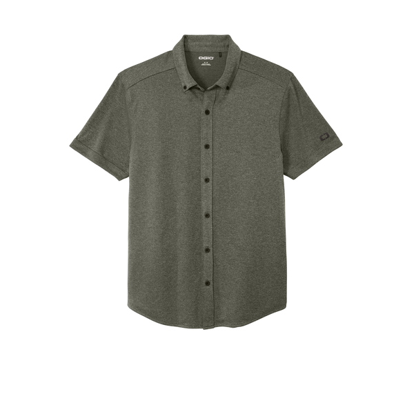 OGIO® Gravitate Poly Full Button Men's Polo