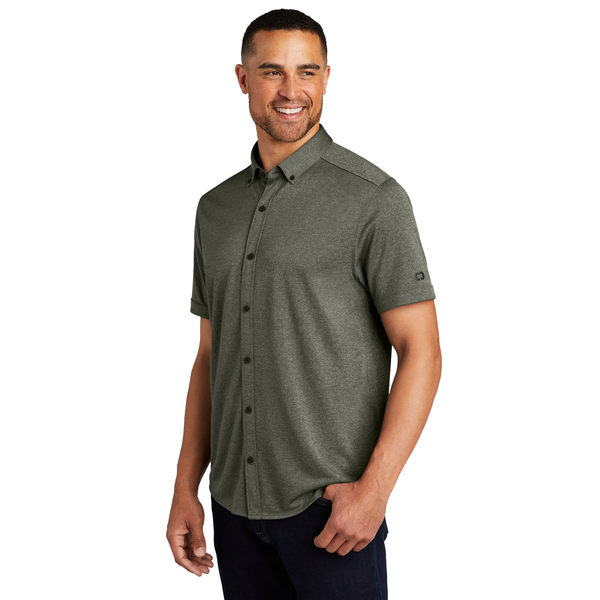 OGIO® Gravitate Poly Full Button Men's Polo
