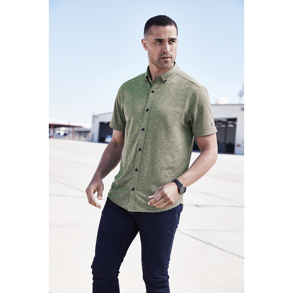 OGIO® Gravitate Poly Full Button Men's Polo