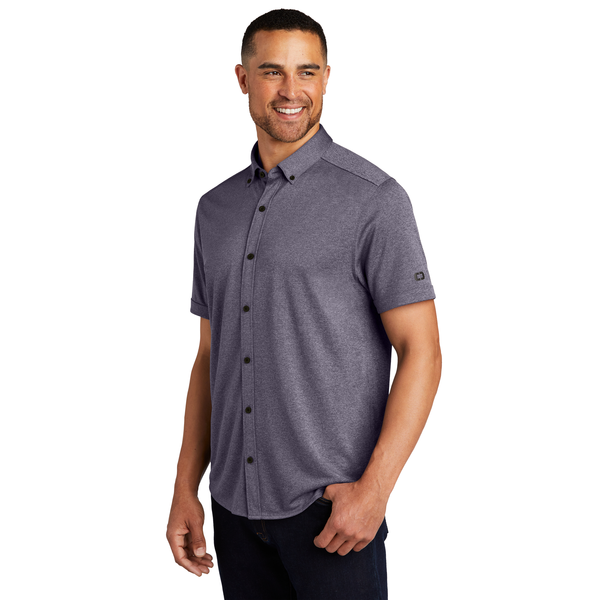 OGIO® Gravitate Poly Full Button Men's Polo