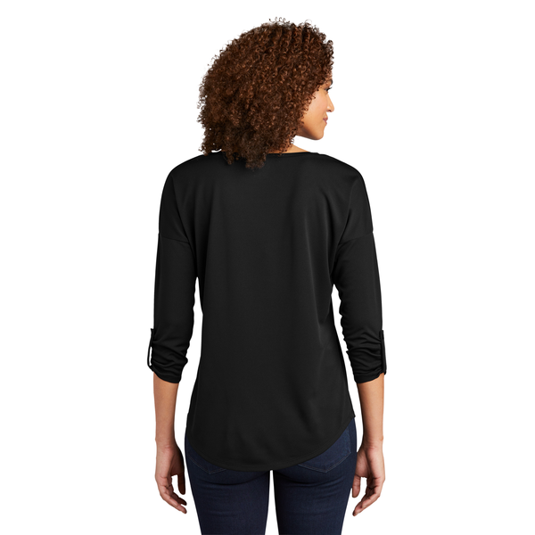 OGIO® Gravitate Poly Scoop Ladies' 3/4 Sleeve Top