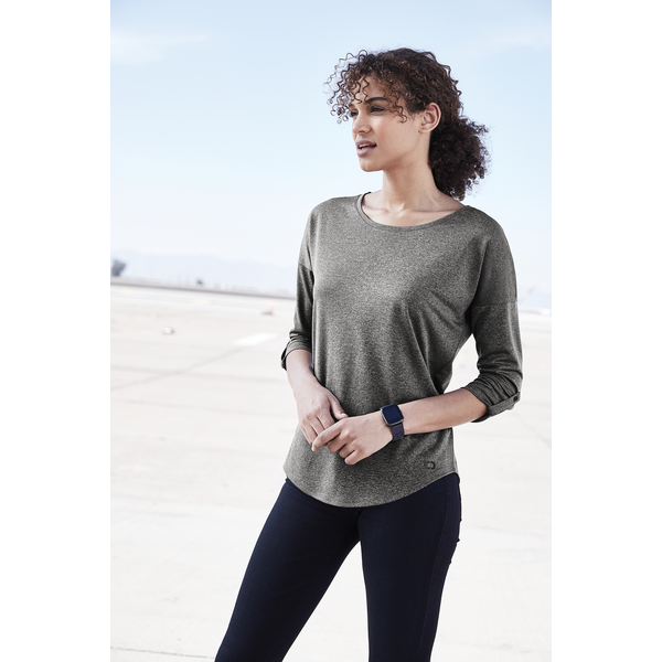 OGIO® Gravitate Poly Scoop Ladies' 3/4 Sleeve Top