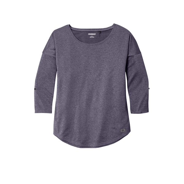 OGIO® Gravitate Poly Scoop Ladies' 3/4 Sleeve Top