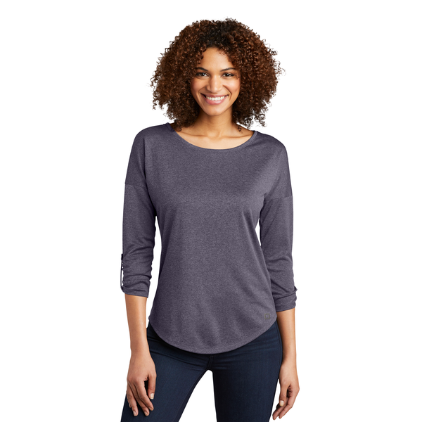 OGIO® Gravitate Poly Scoop Ladies' 3/4 Sleeve Top